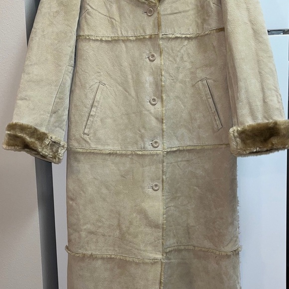 Brandon Thomas Leather faux coat woman’s sz M - Picture 6 of 11